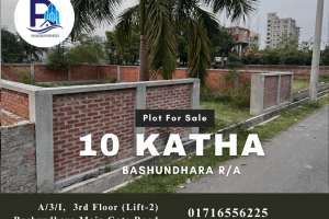 10 Katha plot for sale in Baridhara Bashundhara Housing Project