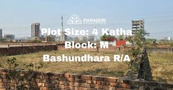4 Katha plot sale in Bashundhara R/A M Block – Paragon Properties