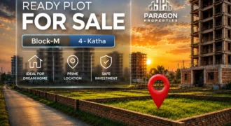 4 Katha plot sale in Bashundhara R/A M Block – Paragon Properties